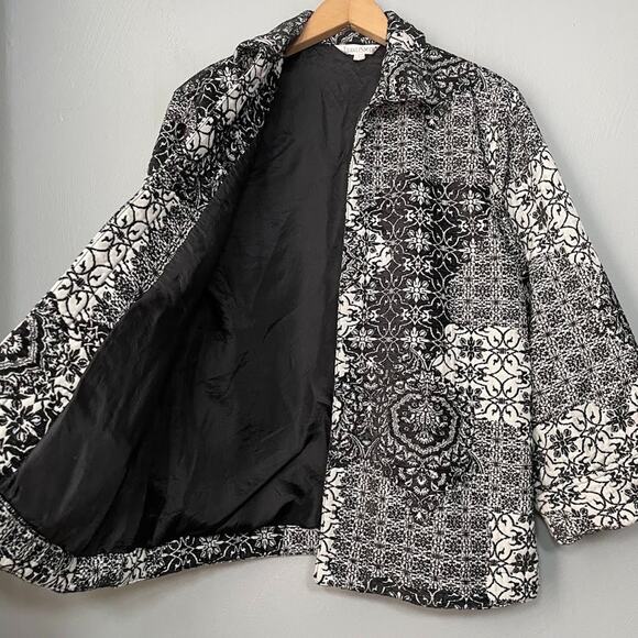 TravelSmith Size Large Brocade Tapestry Jacket Parisian Chic Regency Whimsigoth - Picture 4 of 13